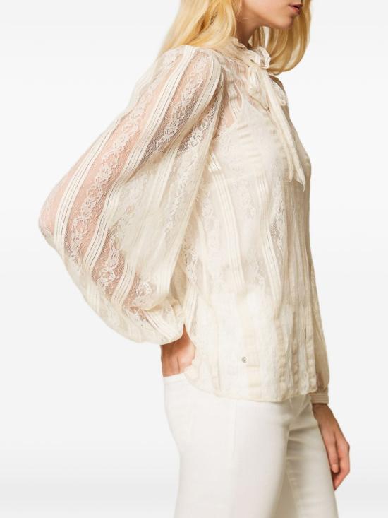 26SS 트윈셋 블라우스 261TP2541S2152700059 Mother of pearl - TWINSET