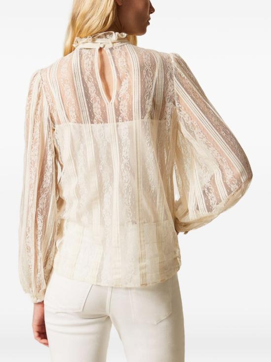 26SS 트윈셋 블라우스 261TP2541S2152700059 Mother of pearl - TWINSET