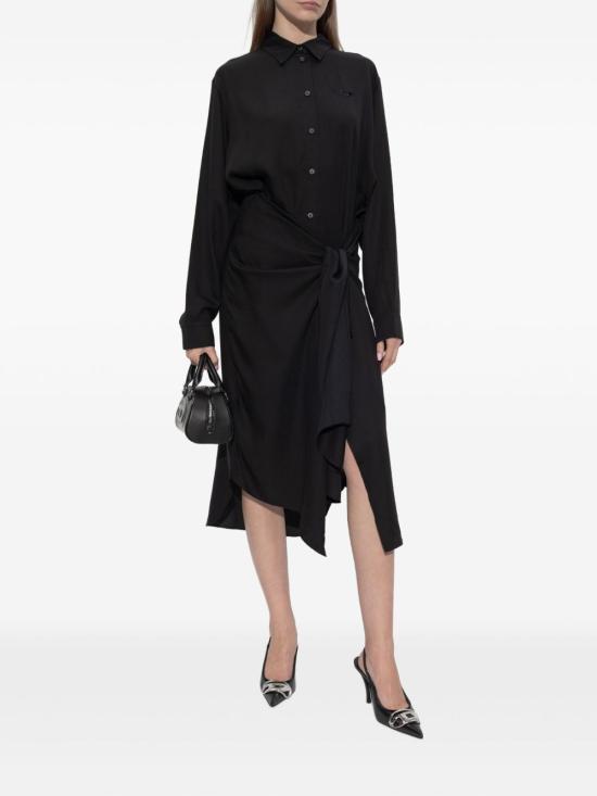26SS 디젤 D-ILETTA-S1 미디 원피스 A202560JMBP9XX Black - DIESEL