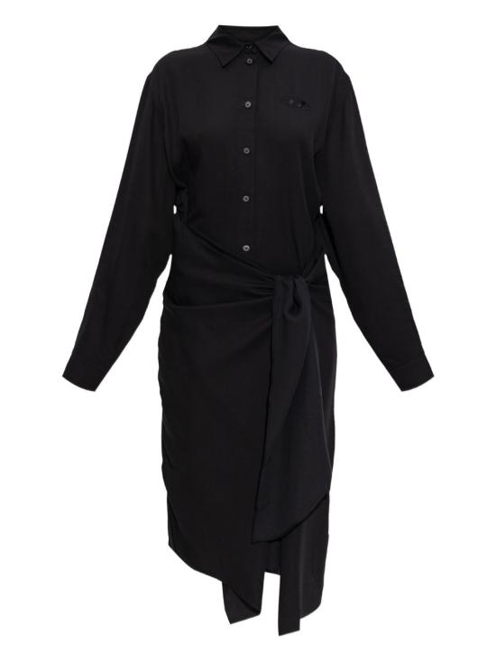 26SS 디젤 D-ILETTA-S1 미디 원피스 A202560JMBP9XX Black