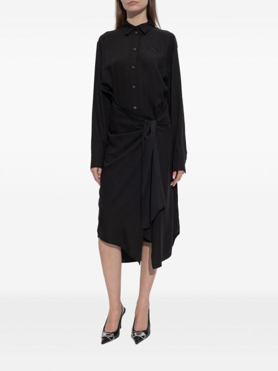 26SS 디젤 D-ILETTA-S1 미디 원피스 A202560JMBP9XX Black - DIESEL