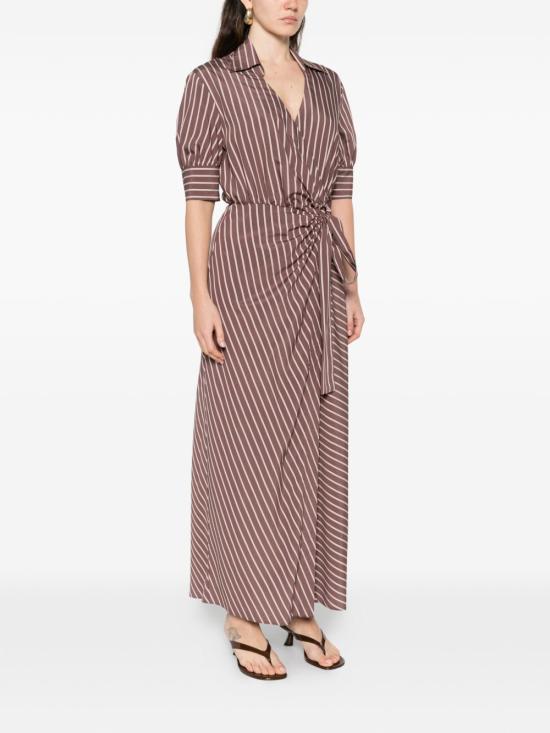 26SS 핑코 롱 원피스 106669A33QLN1 Brown - PINKO