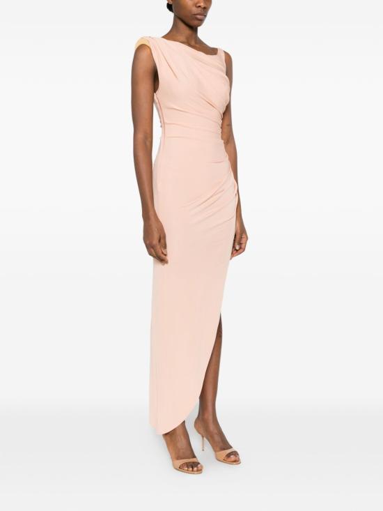 26SS 엘리자베타프랜치 미디 원피스 AB90661E2EA1 Beige - ELISABETTA FRANCHI