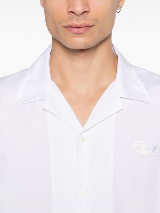 26SS 디젤 반팔 티셔츠 A204730GSBH100 White - DIESEL