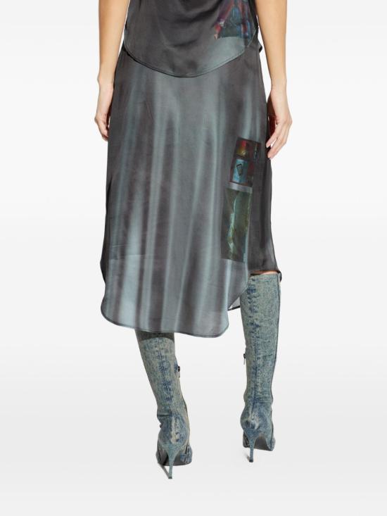 26SS 디젤 미디 스커트 A200720BKBG9XXA Black - DIESEL