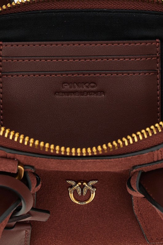 26SS 핑코 토트백 105334A2JHR49Q BURGUNDY ORO - PINKO