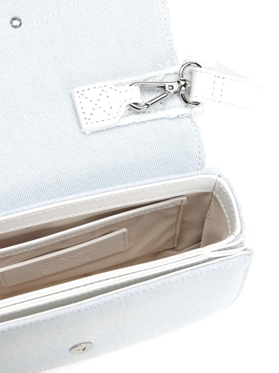 26SS 디젤 투명 TPU 아이코닉 숄더백 X08396P8771HB179 Light blue - DIESEL