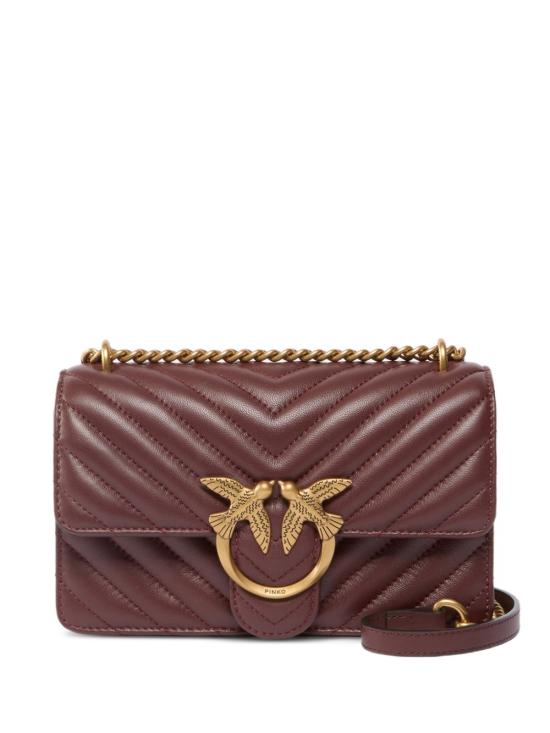 26SS 핑코 숄더백 100074A0GKR49Q BURGUNDY ORO