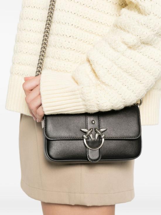 26SS 핑코 토트백 105353A0QOZ99O NERO SILVER - PINKO