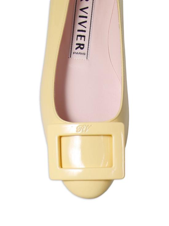 26SS 로저비비에 U 룩 발레리나 플랫 RVW66834910D1PG020 LIGHT YELLOW - ROGER VIVIER