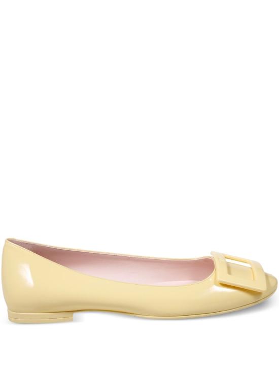 26SS 로저비비에 U 룩 발레리나 플랫 RVW66834910D1PG020 LIGHT YELLOW