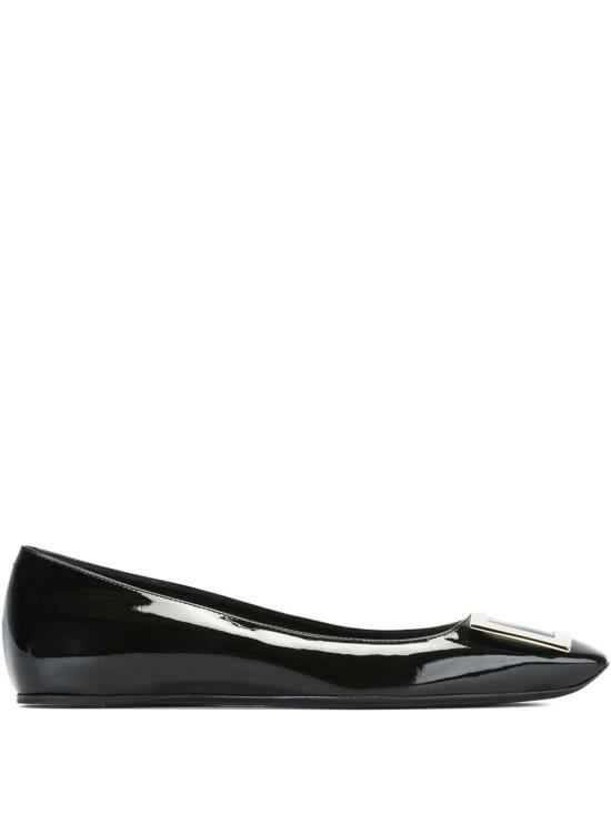 26SS 로저비비에 플랫 슈즈 RVW40415280D1PB999 BLACK - ROGER VIVIER