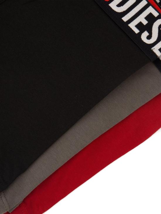 26SS 디젤 Umbx 데미안 박서 브리프 3팩 00ST3V0DDAIE7449 Black Grey Red - DIESEL