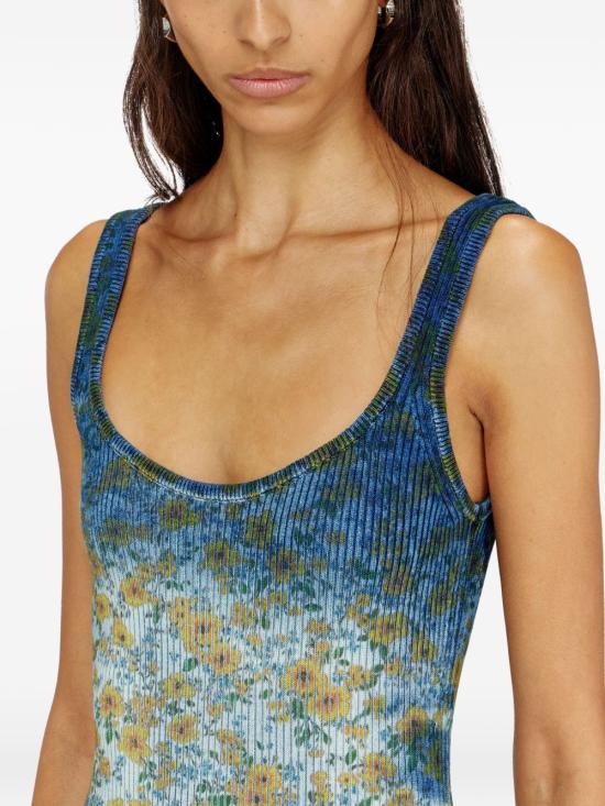 26SS 디젤 M-Egita 미니 드레스 A225920EGED23T Blue - DIESEL