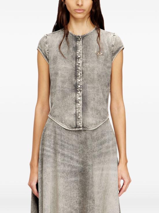 26SS 디젤 베스트 A21722068UM02 Grey - DIESEL