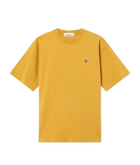 26SS 스톤 아일랜드 오가닉 코튼 저지 피사토 이펙트 티셔츠 L1S152100026S0057V0134 Grey