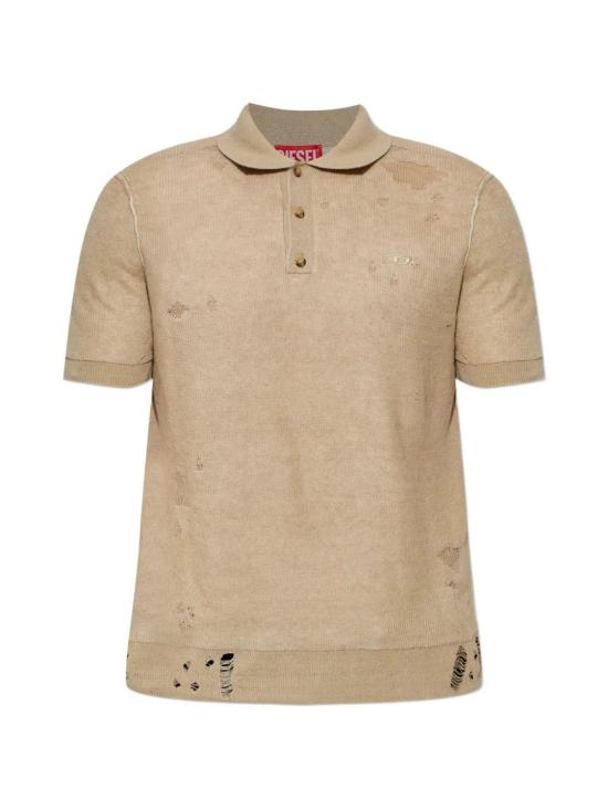 26SS 디젤 폴로 티셔츠 A239070DDBN7FM Beige