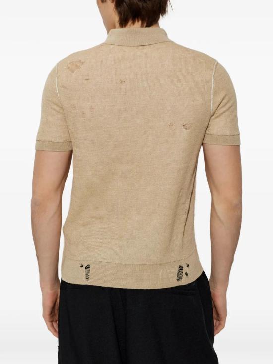 26SS 디젤 폴로 티셔츠 A239070DDBN7FM Beige - DIESEL