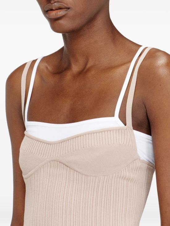 26SS 디젤 M-잔드라 니트 탱크 탑 A208450WICK7AW Neutrals - DIESEL