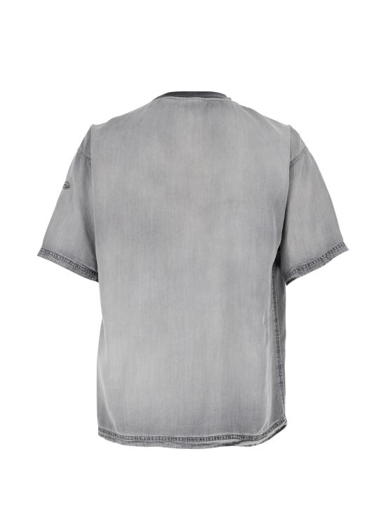 26SS 디젤 반팔 티셔츠 A23849068WG02 Grey - DIESEL