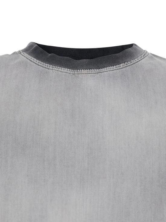 26SS 디젤 반팔 티셔츠 A23849068WG02 Grey - DIESEL