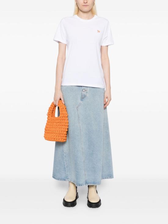 26SS 메종키츠네 베이비 폭스 레귤러 티셔츠 PW00115KJ7026P100 WHITE - MAISON KITSUNE