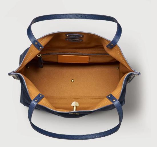 26SS 자넬라토 토트백 0708202270000M Z0505 BLUE SIDERALE - ZANELLATO