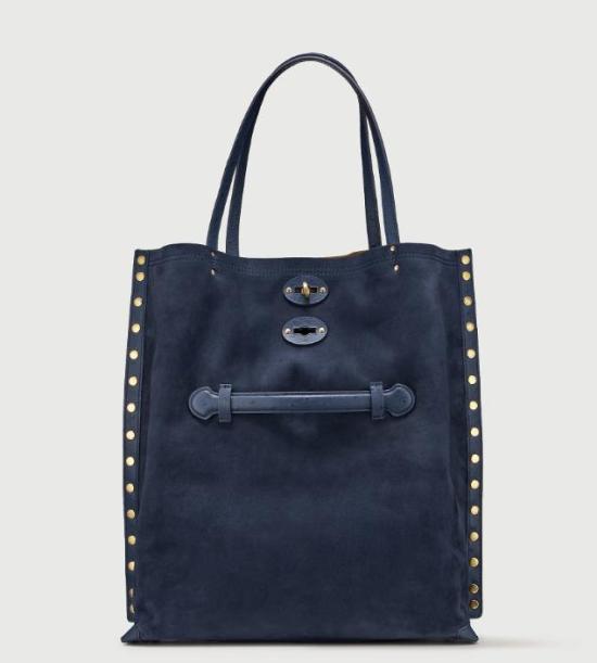 26SS 자넬라토 토트백 0708202270000M Z0505 BLUE SIDERALE