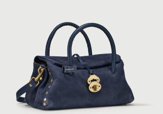 26SS 자넬라토 토트백 0708002270000S Z0505 BLUE SIDERALE - ZANELLATO