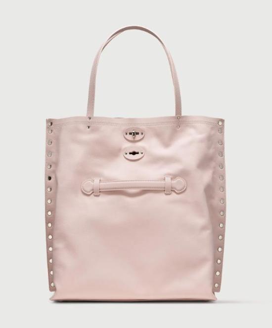 26SS 자넬라토 토트백 0687901910000M Z0899 PINK OSTRICA