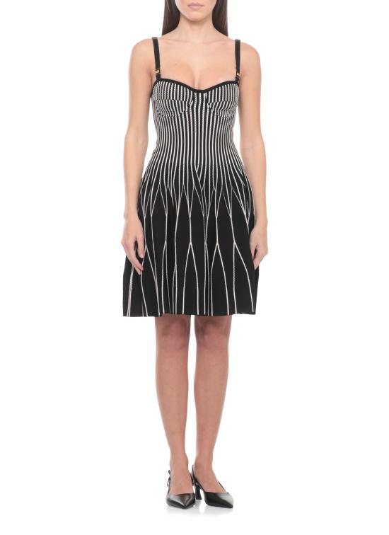 26SS 엘리자베타프랜치 미디 원피스 AM27S62E2 685 Nero - ELISABETTA FRANCHI