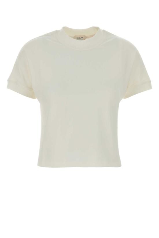 26SS 베르사체 반팔 티셔츠 10236941A17888 1W000 White