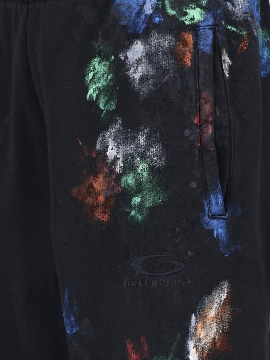 26SS 발렌시아가 로고 프린트 스웨트 팬츠 740028 TUVJ6 1000 - BALENCIAGA