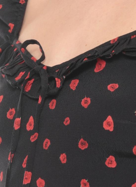 26SS 마 데 마가리타스 민소매 티셔츠 MMABW01554 PTTS0053ROSE NERO Nero - MAR DE MARGARITAS