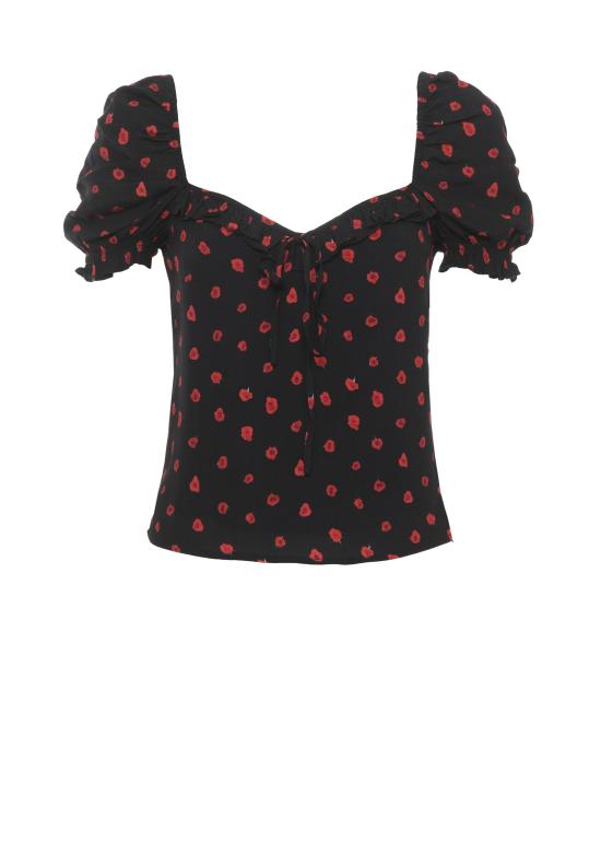 26SS 마 데 마가리타스 민소매 티셔츠 MMABW01554 PTTS0053ROSE NERO Nero