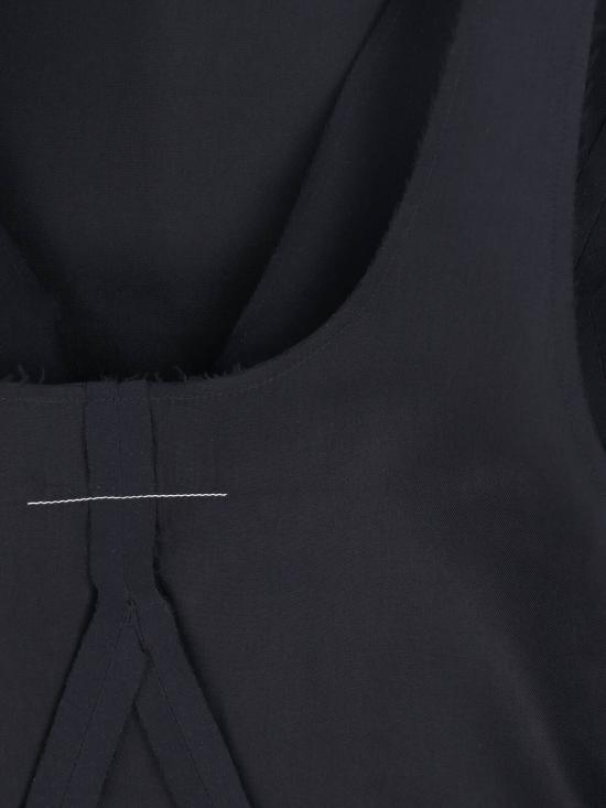 26SS MM6 메종마르지엘라 미디 원피스 S62DD0061 M35880 900 Black - MM6 MAISON MARGIELA