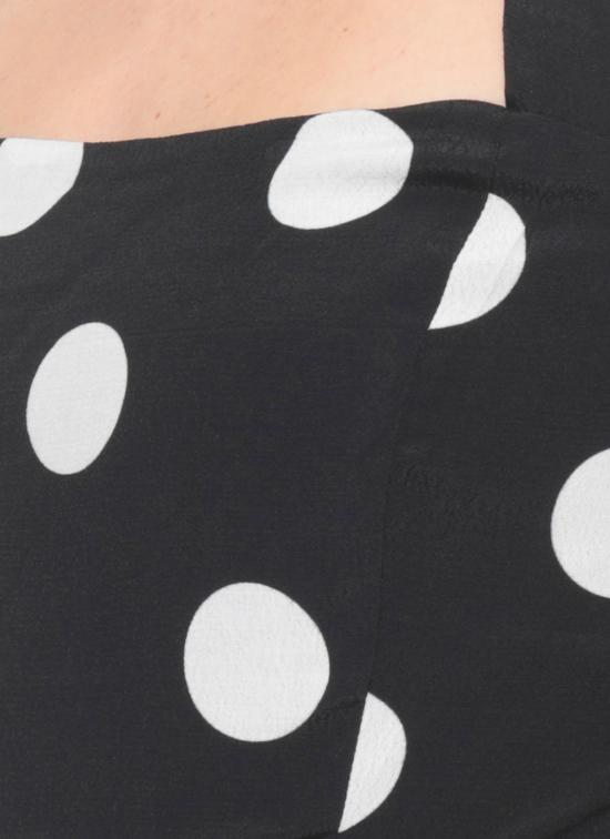 26SS 마 데 마가리타스 롱 원피스 MMABW01536 PTTS0053POIS GRANDE NERO Nero - MAR DE MARGARITAS