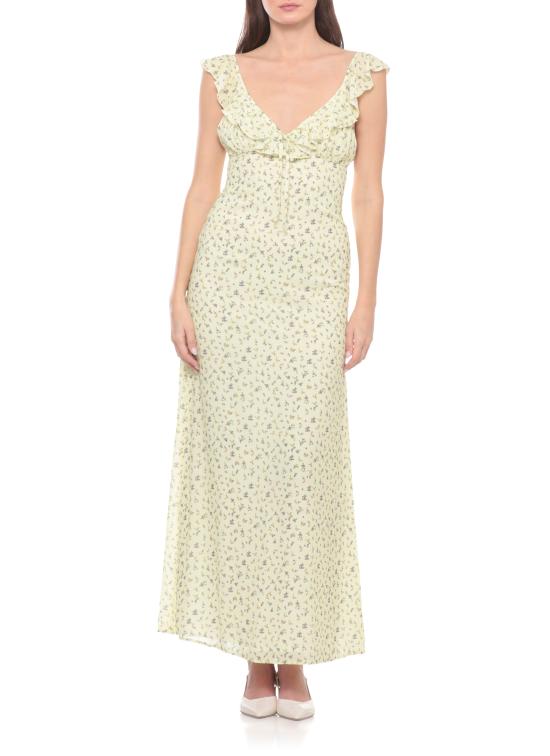 26SS 마 데 마가리타스 롱 원피스 MMABW01560 PTTS0053JASMIN GIALLINO Giallo - MAR DE MARGARITAS