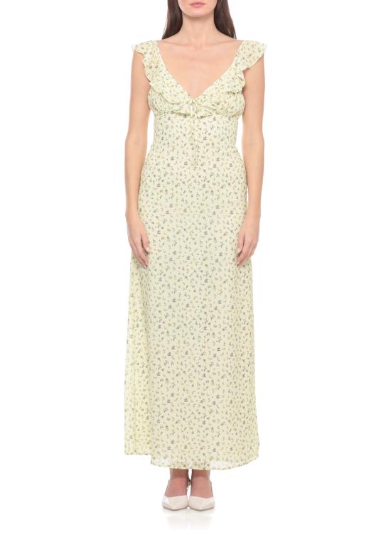 26SS 마 데 마가리타스 롱 원피스 MMABW01560 PTTS0053JASMIN GIALLINO Giallo - MAR DE MARGARITAS