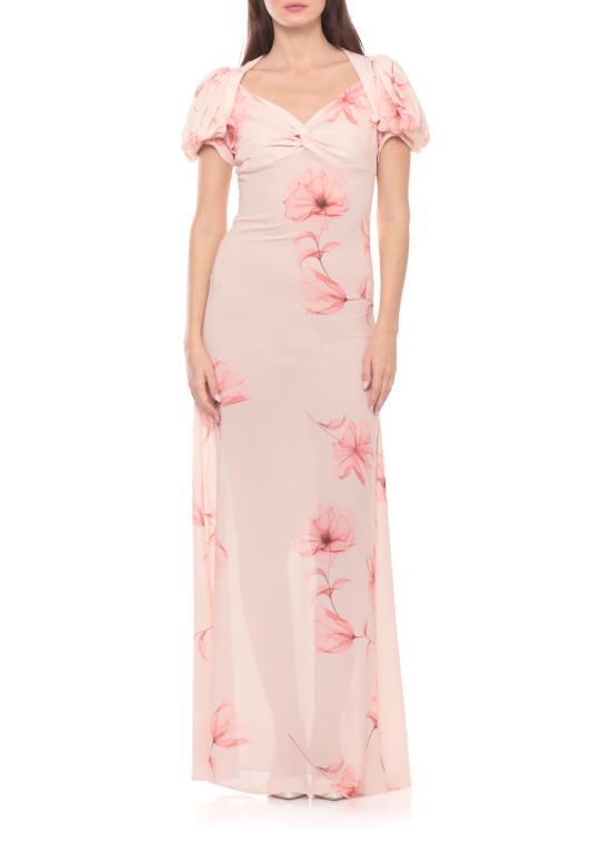 26SS 마 데 마가리타스 롱 원피스 MMABW01563 TMTI0001LOTUS PESCA Rosa - MAR DE MARGARITAS