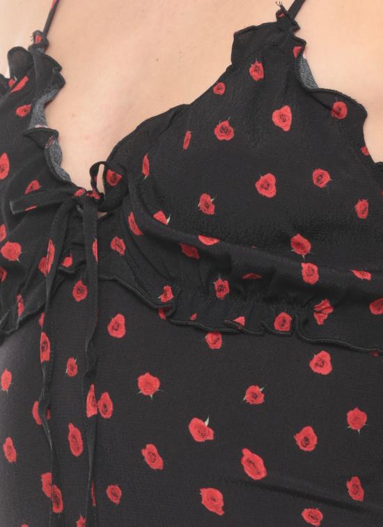 26SS 마 데 마가리타스 롱 원피스 MMABW01529 PTTS0053ROSE NERO Nero - MAR DE MARGARITAS