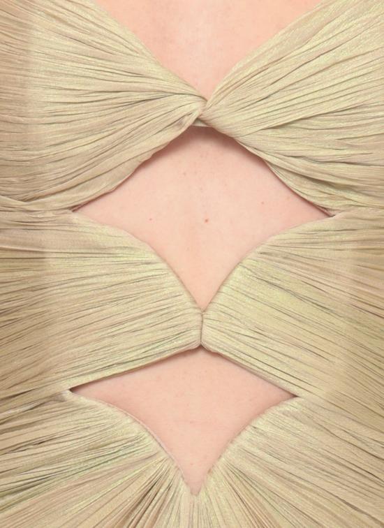 26SS 마리아루시아호한 롱 원피스 PS26003 CARMENBUTTERFLYWING Oro - MARIA LUCIA HOHAN