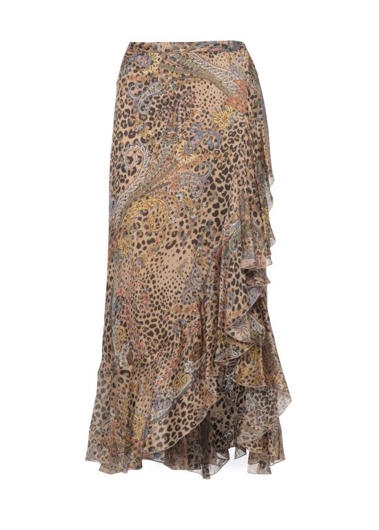 26SS 에트로 롱 스커트 WRFA0176 99SA1N9X0826 Marrone