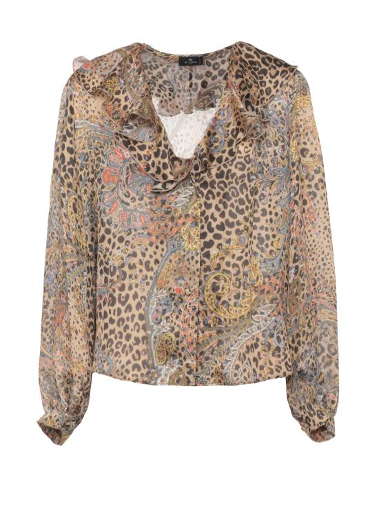 26SS 에트로 블라우스 WRIA0094 99SA1N9X0826 Marrone