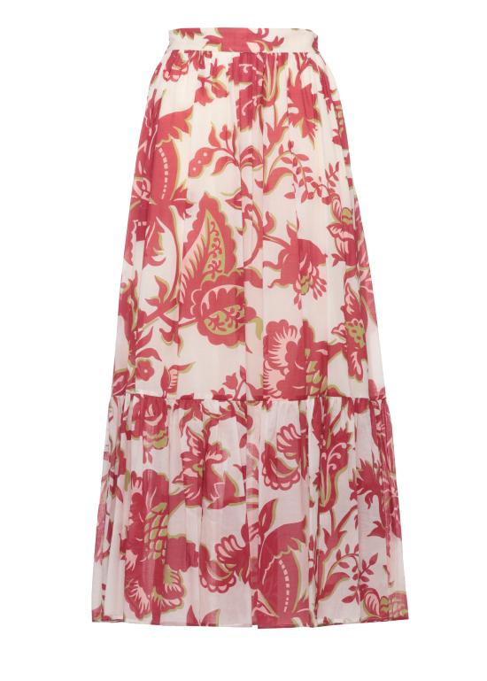 26SS 에트로 롱 스커트 WRFA0114 99SA5U0X0808 Avorio