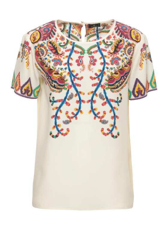 26SS 에트로 반팔 티셔츠 WRJA0025 AKG21X0800