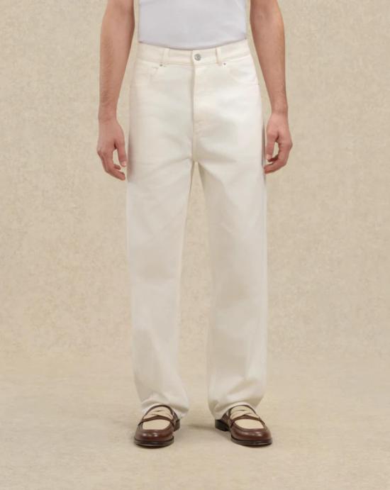 26SS 드롤드무슈 스트레이트 팬츠 BP199 CO285 OW Off white - DROLE DE MONSIEUR