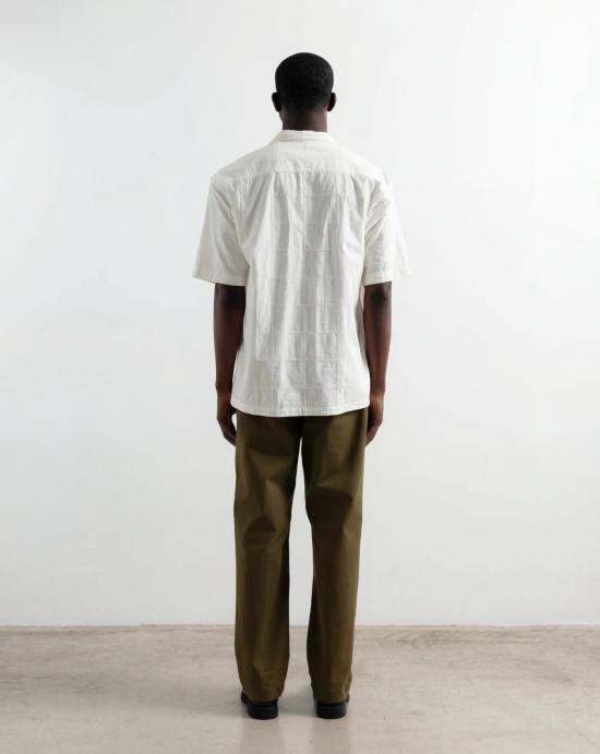 26SS 에드몬드 스튜디오 반팔 셔츠 1261021010 PLAIN OFF WHITE Off white - EDMMOND STUDIOS