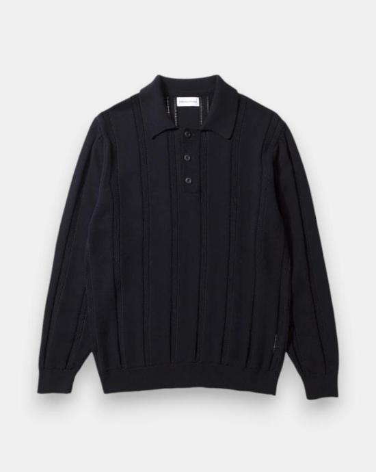 26SS 에드몬드 스튜디오 폴로 티셔츠 1266002590 PLAIN NAVY