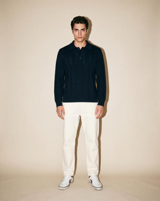 26SS 에드몬드 스튜디오 폴로 티셔츠 1266002590 PLAIN NAVY - EDMMOND STUDIOS